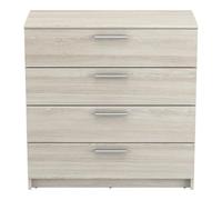 Calicosy Commode 4 Tiroirs L79,6 cm, décor Bois Clair - Pricy - Panneaux de Particules - Sobre et Moderne - Bois Clair - pour Chambre - L79,6 x P37,9 x H80,6 cm