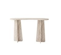 CALICOSY - Console d'Entrée Organique L120 cm - LIRI - Travertin