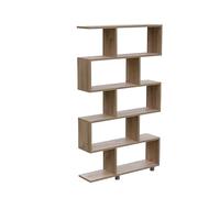Calicosy Etagère 11 Tablettes Elif - L90 cm - En Panneaux de Particules - Pour Salon - L90 x l20 x H156 cm