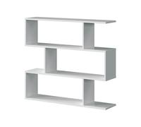 Calicosy Étagère avec 3 Compartiments - En Panneaux de Particules - Style Contemporain - Pour Chambre, Salon - L110 cm x l24 cm x H97 cm