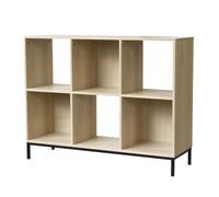 Calicosy - Etagère de Rangement 6 Cases avec Pieds métal