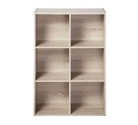 CaliCosy Étagère de Rangement 6 Cases - H91,5 x L61,5 cm