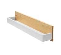 CALICOSY - Étagère murale pin massif L60 cm - EVE - Blanc