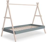 CALICOSY - Lit cabane 90x200 cm hauteur modulable ELIOTT