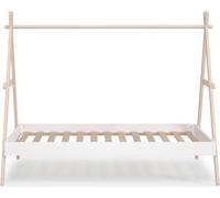 CALICOSY - Lit cabane 90x200 cm hauteur modulable ELIOTT