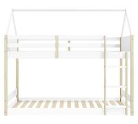 CALICOSY - Lits superposés Montessori couchages 90x190 cm en forme de maison - OSCAR