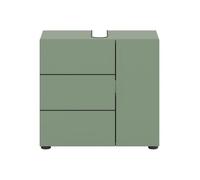 CALICOSY - Meuble sous lavabo 2 portes L60 cm - NUA - Vert