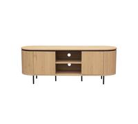 Calicosy Meuble TV 2 Portes Collection Malaga L150 x P40 x H55 cm
