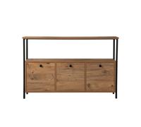Calicosy SIENNA Buffet 3 portes avec 1 étagère supérieure 120 cm de large