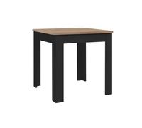 Calicosy SKARA Table à manger carrée avec tiroir 80 x 80 cm