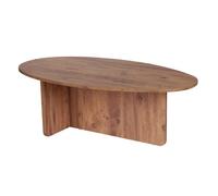 CALICOSY - Table basse avec plateau ovale L125 cm - ANNA - Pin atlantique