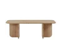 CALICOSY - Table basse rectangulaire avec plateau aux bords arrondis L120 cm - BECAJ - Chêne saphir