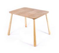 CALICOSY - Table pour enfant avec pieds en bois massif L60 cm - MAEL
