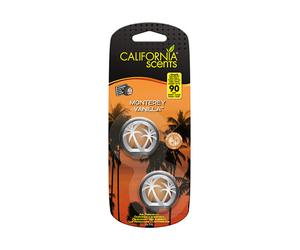California Scents Mini Diffuseur Monterey Vanilla parfum pour voiture 2 x 3 ml