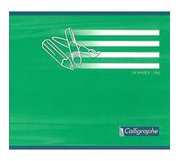 Caligraphe - Calligraphe 7012 - 7705 - Cahier maternelle piqûre - 24 pages réglure - Format italienne 170 x 147 cm - 70 g