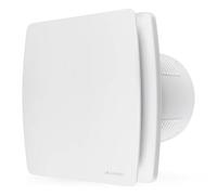 calimaero® BREEZE Ventilateur de salle de bain 100mm Avec ralentisseur Et clapet anti-retour, Ventilateur de salle de bain Avec capteur d'humidité, Efficace en énergie 12 W, 95m³/h, 32db, Ipx4