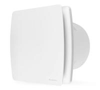 calimaero® BREEZE Ventilateur de salle de bain 150mm Avec ralentisseur Et clapet anti-retour, Ventilateur de salle de bain Avec capteur d'humidité, Efficace en énergie 18W, 240m³/h, 35db, Ipx4