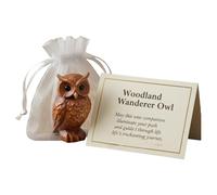 Câlin de poche réconfortant avec message inspirant, figurine sur le thème de la nature Signifying Luck and Comforting Nature Theme Figurine symbolisant la chance et l'espoir