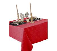 CALITEX Nappe DAMASSEE Ombra Rouge 150X350