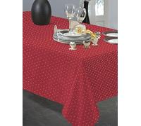 CALITEX Nappe Festive Basly Rouge 150x350 cm