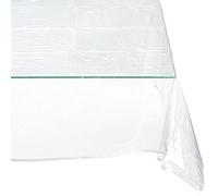 Calitex PAU97HX258H Paillete Nappe PVC Argent 200 x 140 cm