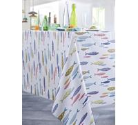 CALITEX Toile Cirée Binic Finition Biais Ronde 140 cm