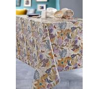 CALITEX Toile Cirée Graphic Jungle Finition Biais Ronde 140 cm
