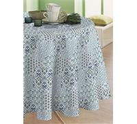 CALITEX Toile cirée My Liberty, Bleu, Ronde 140 cm