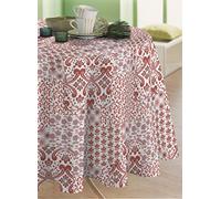 CALITEX Toile cirée My Liberty, Terracota, Ronde 140 cm