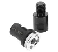 CALLARON 2 Pièces Adaptateur pour Perceuse Multifonction en Acier Noir, Accessoire de Conversion pour Rénovation et Construction, Compatible Meches Perceuse et Meuleuse D'angle