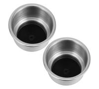 CALLARON 2 Pièces Porte-gobelet en Acier Inoxydable 316 Argenté avec Trous de Drainage, Résistance la Corrosion et Entretien Facile pour Bateau Marin et Camping-