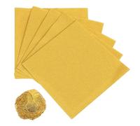 CALLARON 200 Pièces Papier Aluminium Doré pour Emballage Chocolat, Papier pour Chocolat Brillant, pour Bonbons et Confiseries, Rouleau Pratique et Résistant