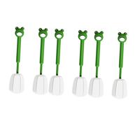 CALLARON 3 Ensembles Ensemble De Broussailles De Tasse De Nettoyage Brosse De Nettoyage De Bouteille D'eau Faire Le Ménage Ballon Brosse À Bouteille De Lait Lézard Avec Éponge 2 Pièces * 3