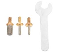 CALLARON 3 Pièces Meule de Meulage pour Machine à Eau Roue de Meuleuse Hélicoïdale pour Verre et Céramique Accessoire Précis pour Artisanat