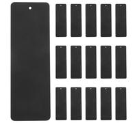 CALLARON 50 Marque-pages Vierges en Papier Cartonné Noir, Résistant à L'usure, Design Minimaliste, pour Activités Créatives et Fournitures Scolaires Soi-même