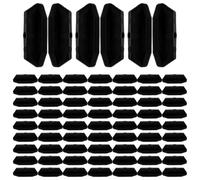 CALLARON 50 Pièces Clips de Fixation pour Lames de Terrasse Composites en Abs, Système de Fixation Robuste et Installation Facile pour Terrasse Extérieure, Lot