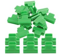 CALLARON 50 Pièces Pince en Plastique Verte pour Serrage, Clip de Serrage 11 Mm