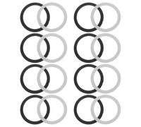 CALLARON 8 Paires Joints D'étanchéité en Caoutchouc pour Bonde D'évier Cuisine 110mm et Lavabo 83mm, Accessoires Anti-fuite pour Salle de Bain et Autres Zones