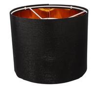 CALLARON Abat-jour en Lin Noir pour Lampe de Table et Lampadaire, Facile à Installer, Décoratif, Convient pour Salle à Manger et Étude Plusieurs styles