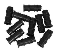 CALLARON Accessoires pour Jardinière Potagère en Plastique Noir 10pcs, Légers Aération Racinaire Adaptée pour Balcon et Jardin Intérieur