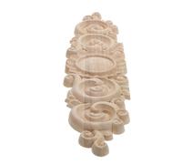 CALLARON Applique Décorative Style Classique Chic et Facile à Installer Robuste en Bois Sculpté Vertical pour Meuble pour Décoration Intérieure Maison et DIY