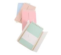 CALLARON Blocs-notes portables 4pcs en papier pour étudiants universitaires, cahiers pour prises de notes et projets DIY à l'école Couleur Aléatoire