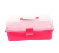 CALLARON Boîte de Rangement Portable Organiseur D'outils Multifonction Léger en Plastique Translucide Pp pour Usage Professionnel et Domestique