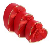 CALLARON Boîtes de Bricolage de Cœur en Carton Rouge, Coffret Multifonction pour Boîtes Cupcakes et Présents d'Anniversaire, Solution d'Emballage Fiable pour Fête Saint-Valentin