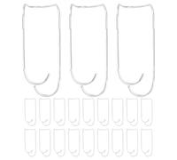 CALLARON Boucles de Fixation Clips Réutilisables Lot de 30 en Fer et Pratiques pour Treillis Jardin pour Support de Plantes Vergers et Jardin