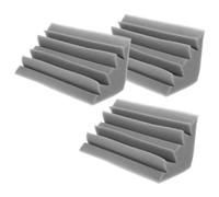 CALLARON Cale acoustique murale 3 pièces en mousse blanche 12x12x24 cm pour traitement sonore dans studio d'enregistrement et salle de répétition