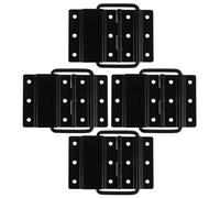 CALLARON Charnières Robustes Amovibles en Alliage pour Flight Case et Boîte de Rangement Extérieure, Design Pliable Gain de Place, Lot de 4 Pièces Professionnelles