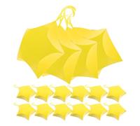 CALLARON Coffret Gourmand 20pcs Boîtes à Bonbons en Papier Jaune Forme Étoile, Facile à Transporter et Ranger, pour Anniversaires et Fêtes Créatives