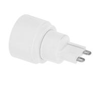 CALLARON Convertisseur de Douille Céramique G9 vers E14 Blanc, Adaptateur pour Ampoules LED, Haute Résistance la Chaleur, Installation Simple, Usage Domestique et Professionnel