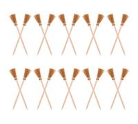 CALLARON Crayons Balai de Sorcière Écriture Précise et Douce 20 Pièces en Bois pour Halloween et Remplissage de Paquet pour Élèves Présents D'anniversaire